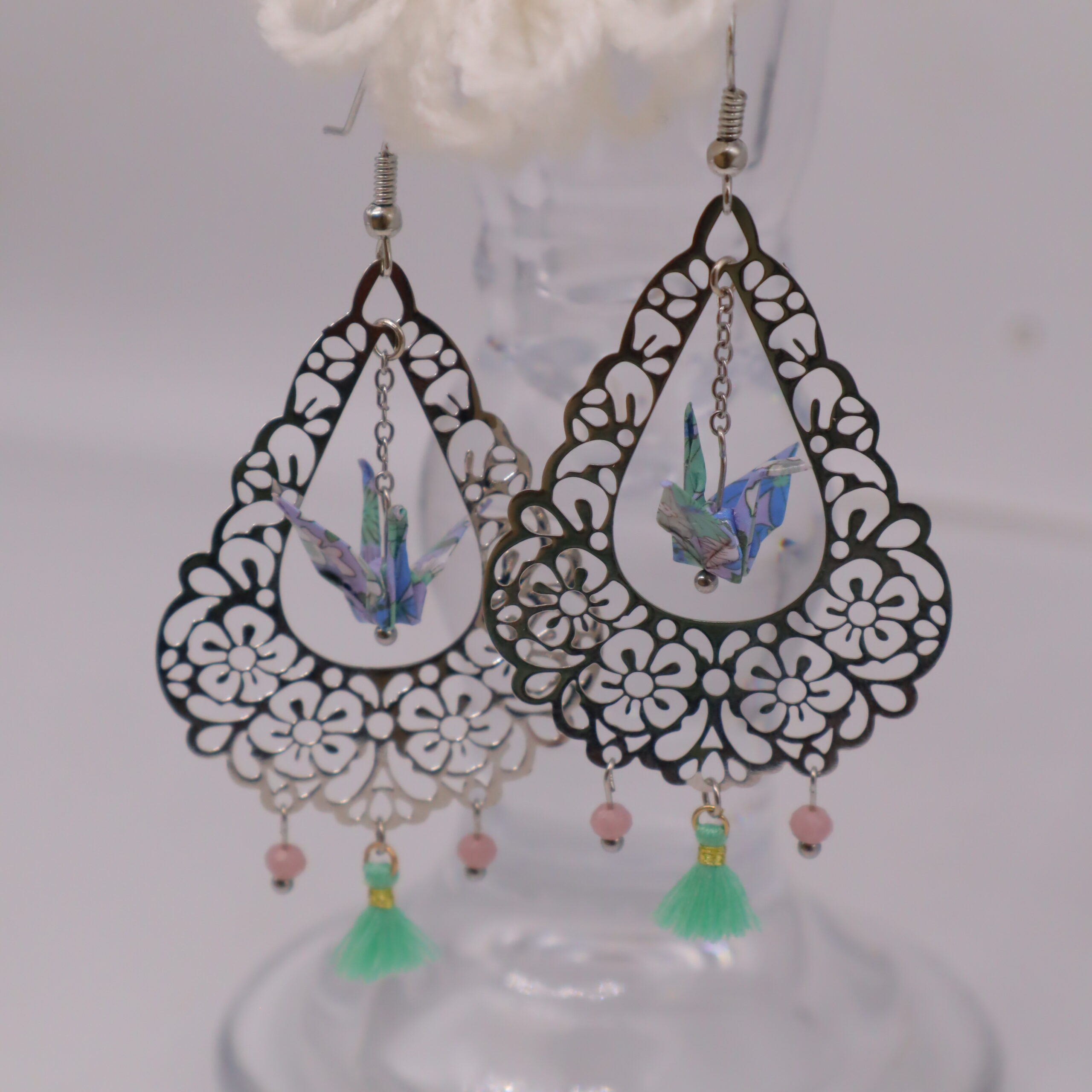 Boucles créole grue – Image 3